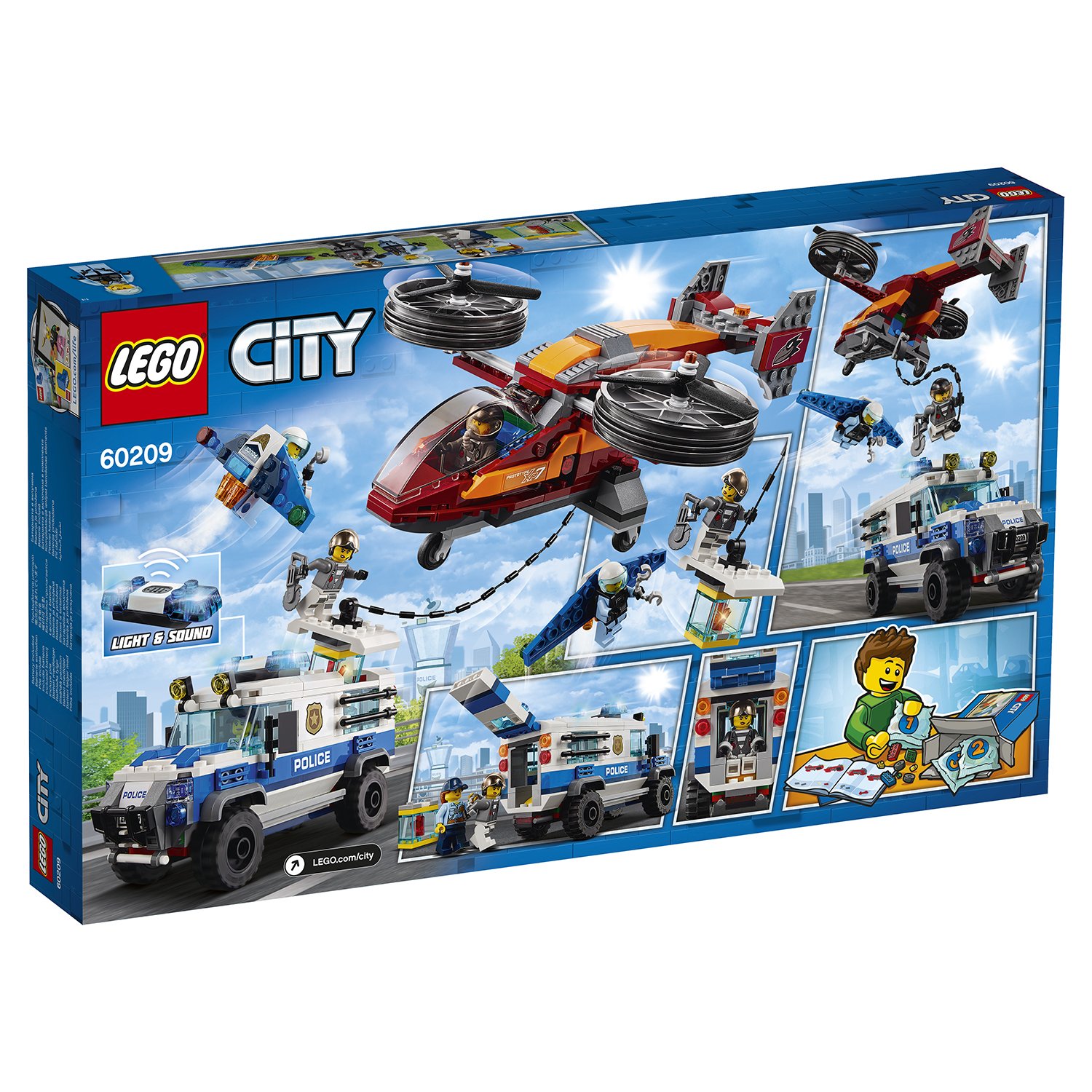 Конструктор из серии Lego City Police - Воздушная полиция: кража бриллиантов  